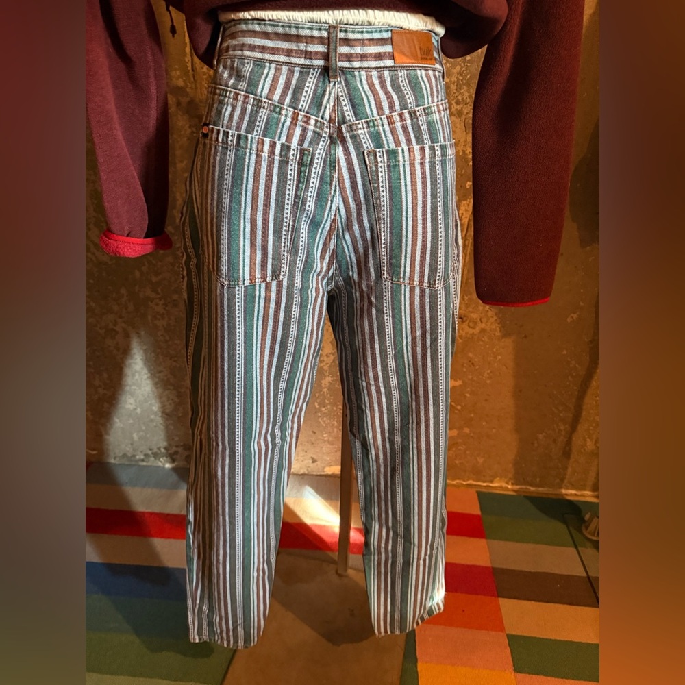 Simons Multicolor Striped Jeans - Picture 2 of 6